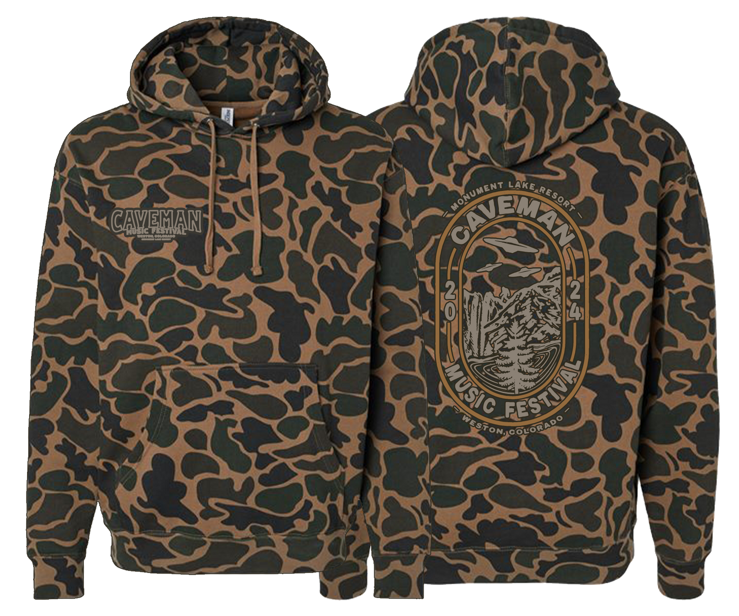 Caveman Music Festival - Camo Pullover Sweatshirt