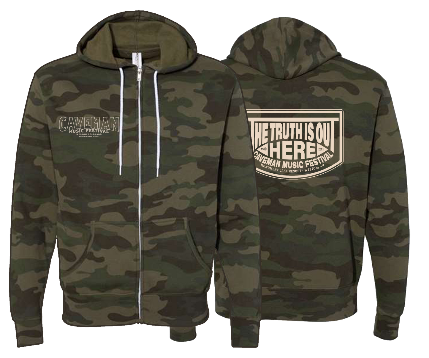 CMF24 - Zip-Up Camo Sweatshirt