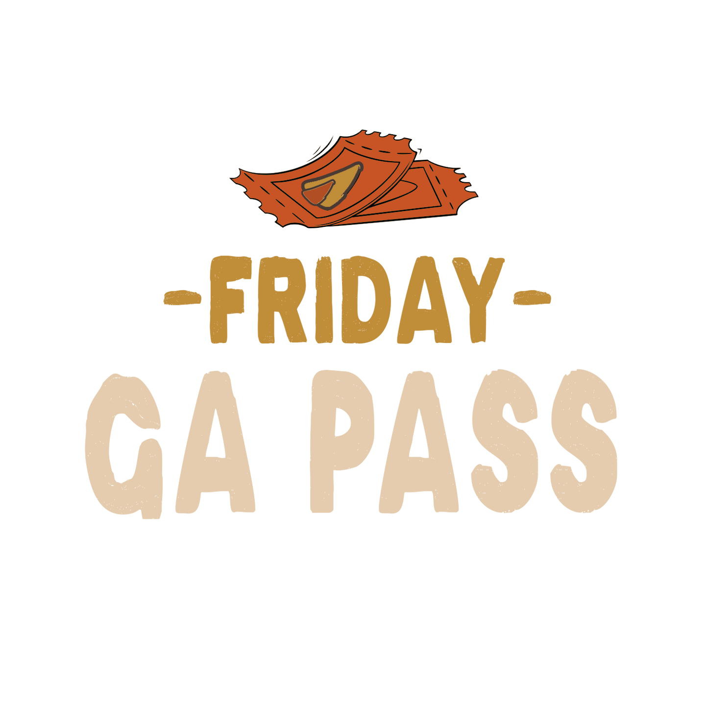 Caveman Music Festival 2025 - 1 Day GA Pass - Friday 8/29