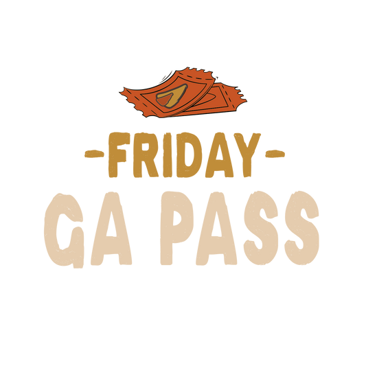 Caveman Music Festival 2025 - 1 Day GA Pass - Friday 8/29