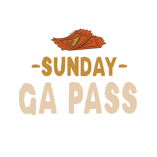 Caveman Music Festival 2025 - 1 Day GA Pass - Sunday 8/31