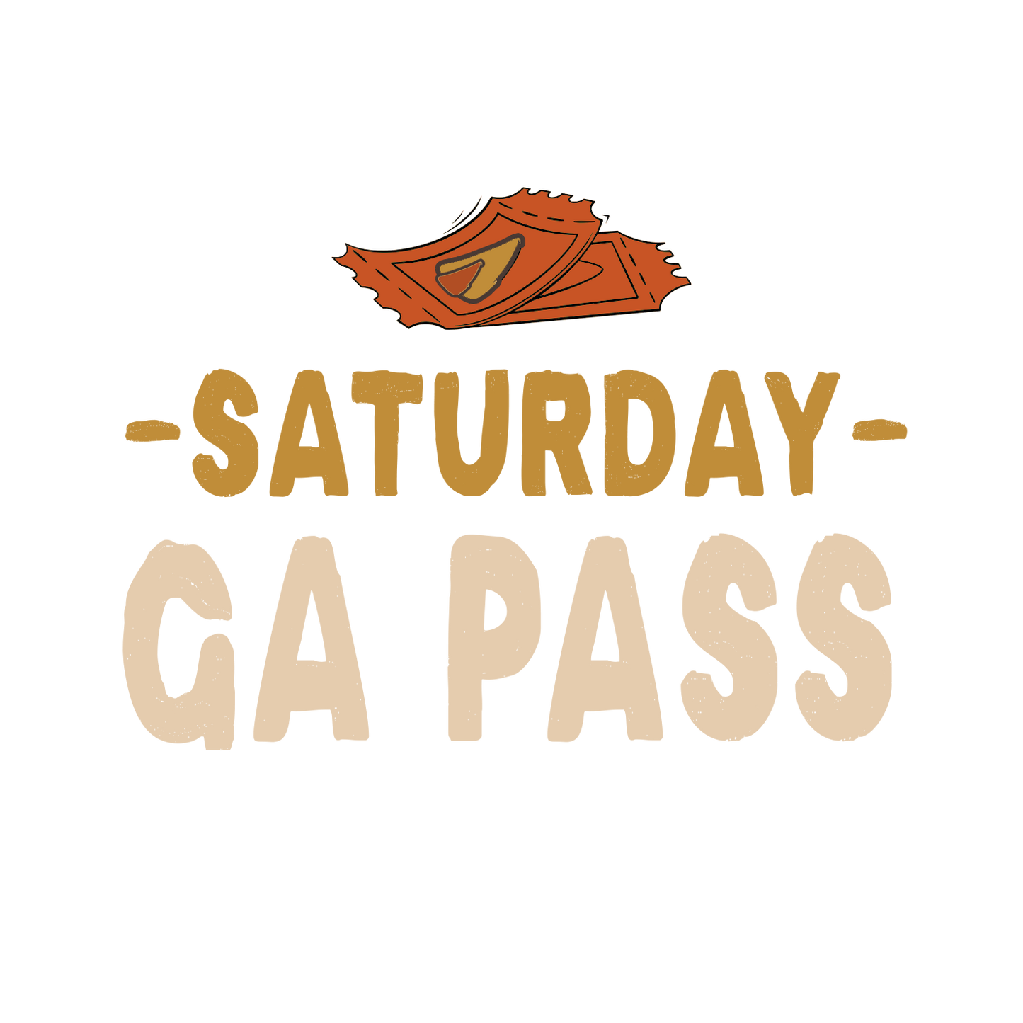 Single-Day GA Pass (Saturday)
