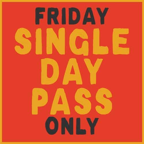 Friday single day pass